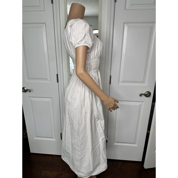 Kate Spade Rent The Runway Riviera Seersucker White Dress Small - Picture 8 of 11